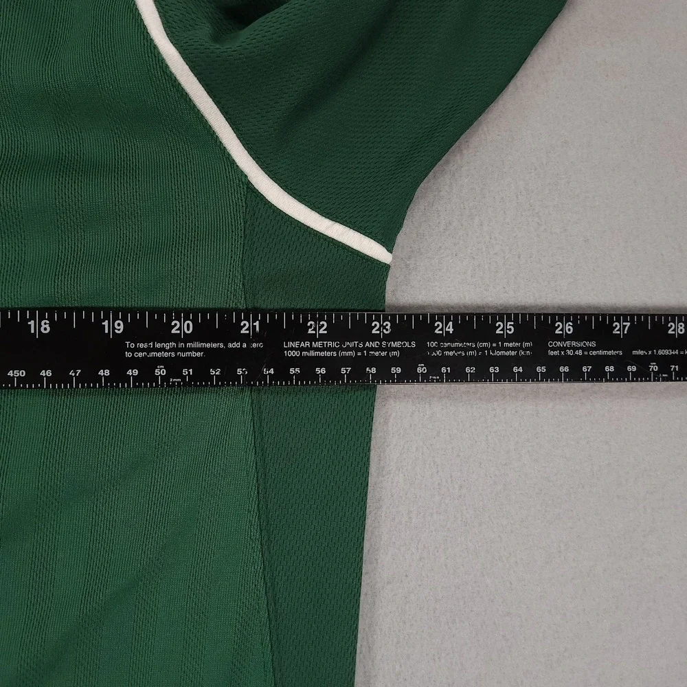 Vintage Y2k Nike Team Soccer Jersey Green White L Blokecore Euro - Picture 6 of 13